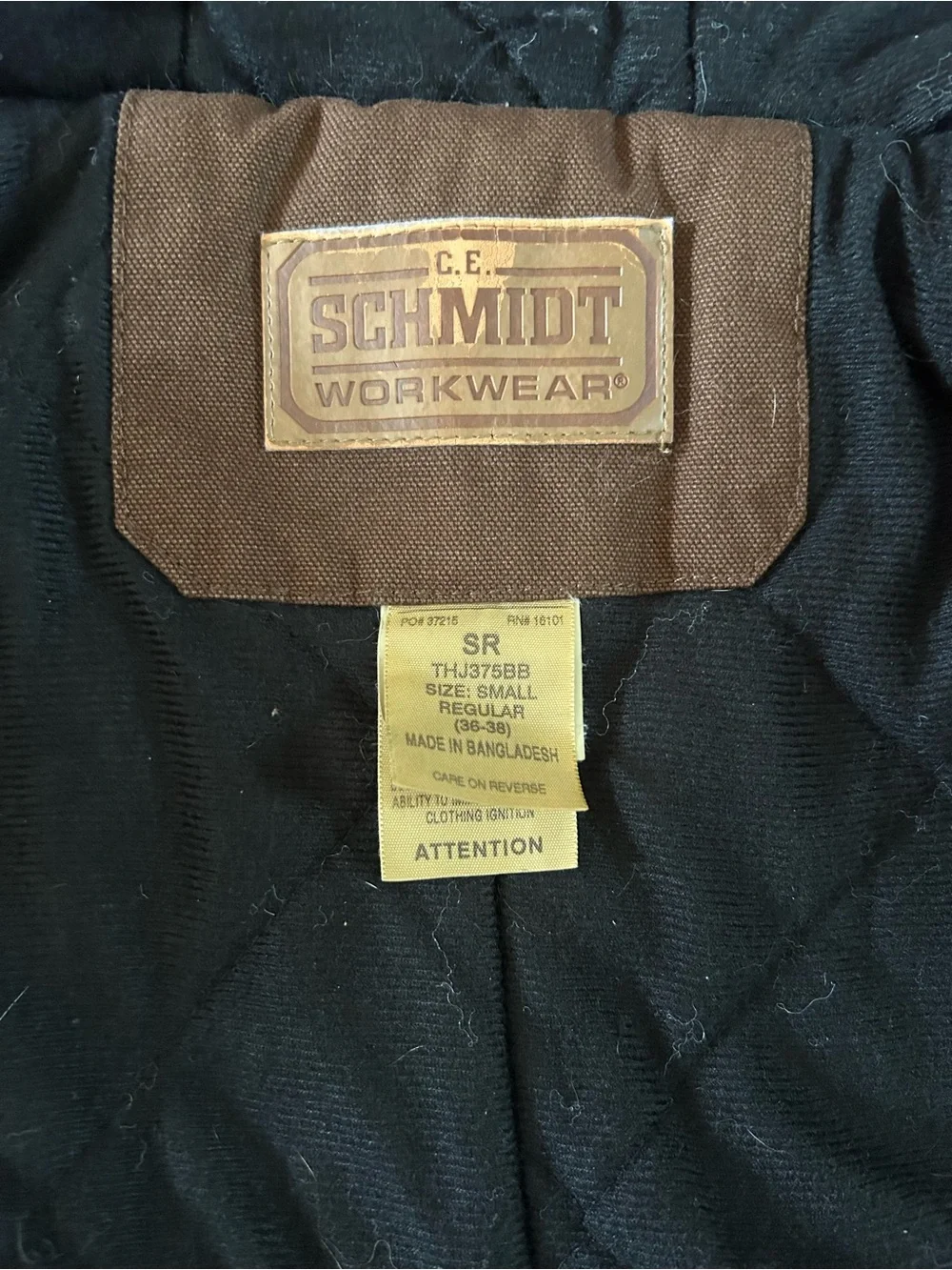 Brown Hooded Workwear Jacket - Picture 7 of 9